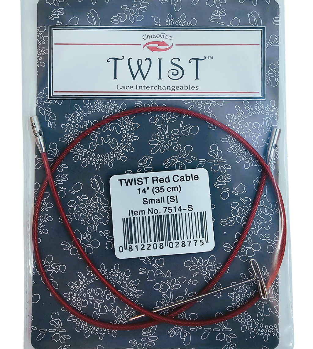 ChiaoGoo TWIST Red Cables - Small