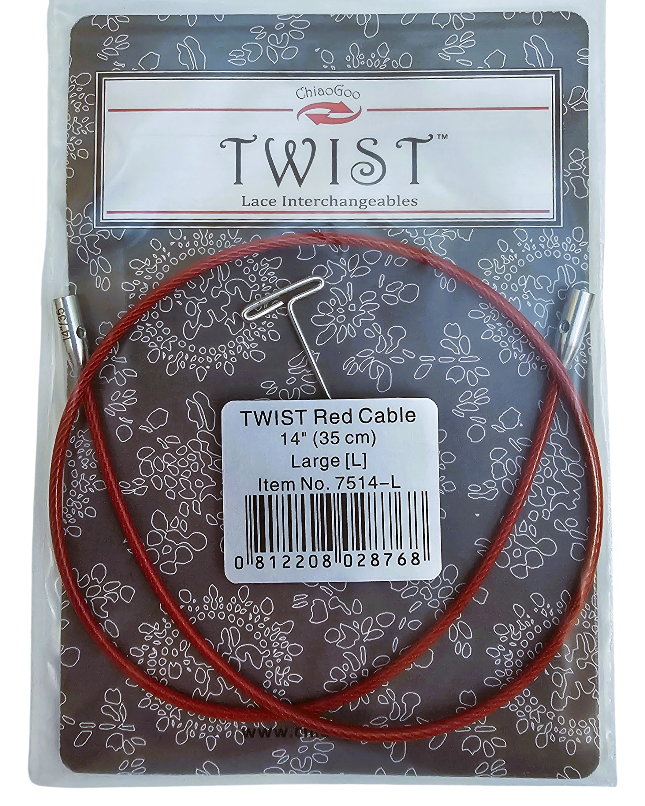 ChiaoGoo TWIST Red Cables - Large