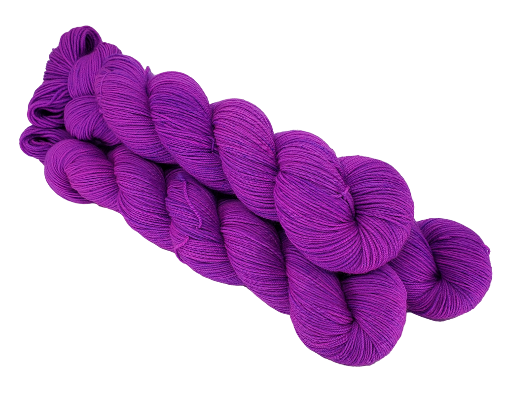 Purple Pop - Tonal Deluxe Sock 100 - CHAOS Fiber Co
