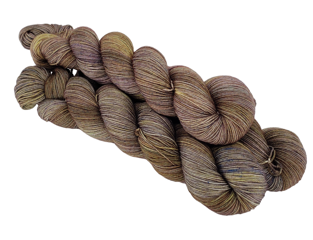 Olive Mix - Tonal Deluxe Sock 100 - CHAOS Fiber Co