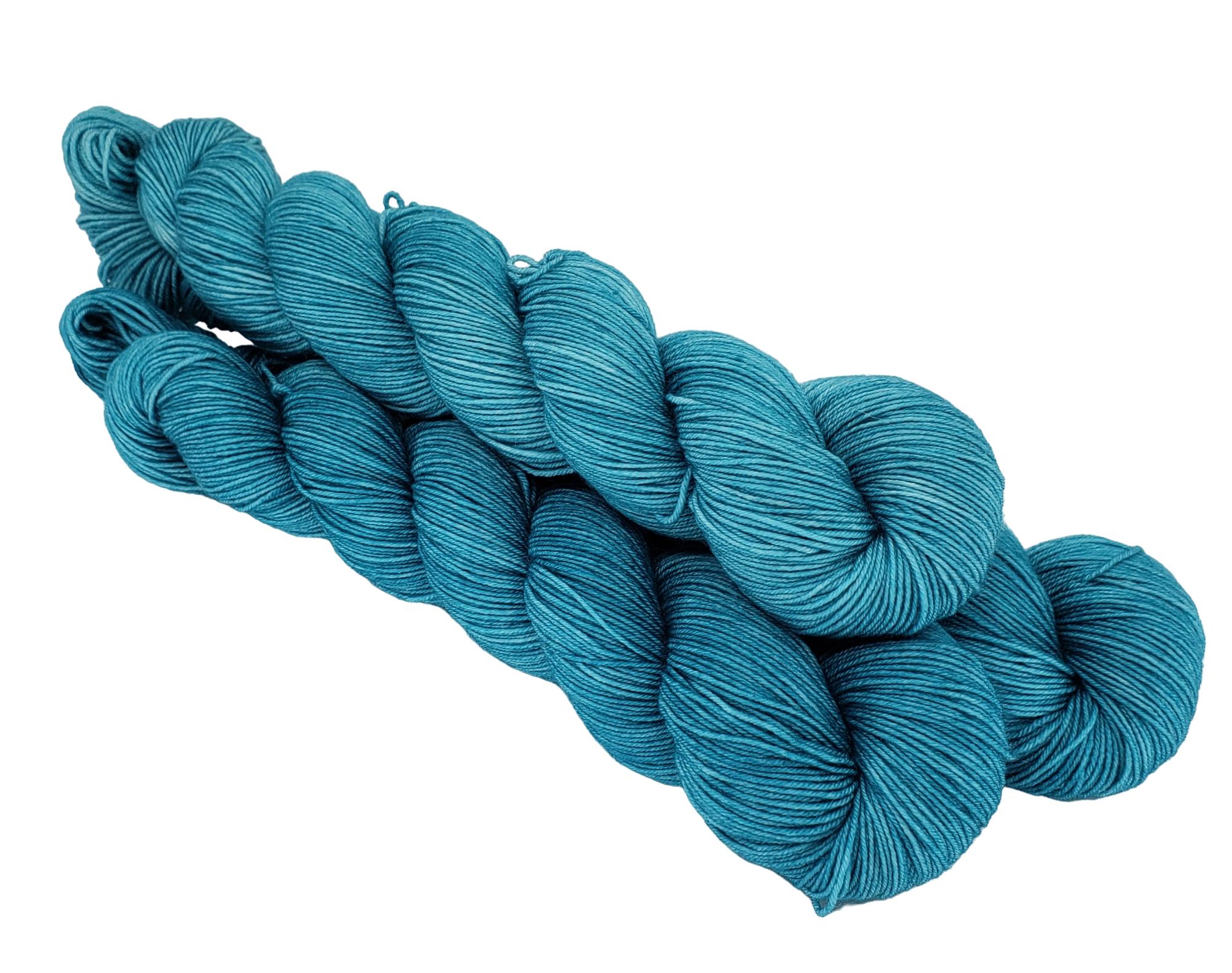 Teal Escape - Tonal Deluxe Sock 100 - CHAOS Fiber Co