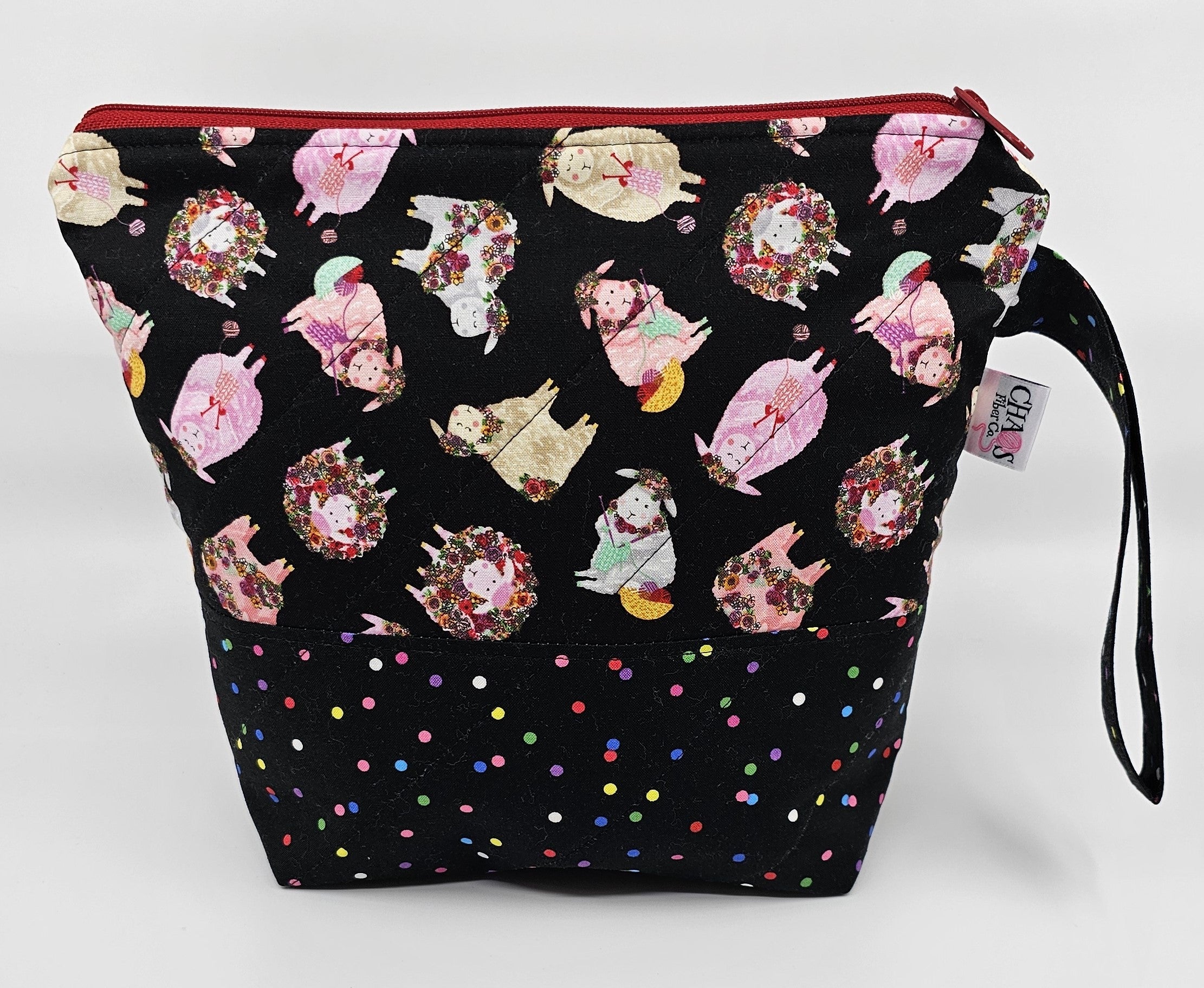 Knitting Sheep - Project Bag - Small