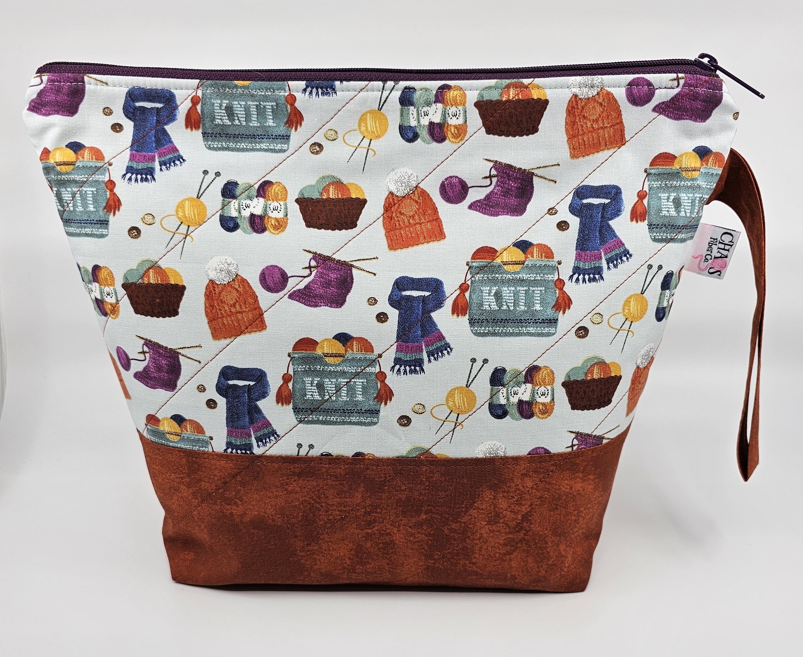 Knit Knit Knit - Project Bag - Medium