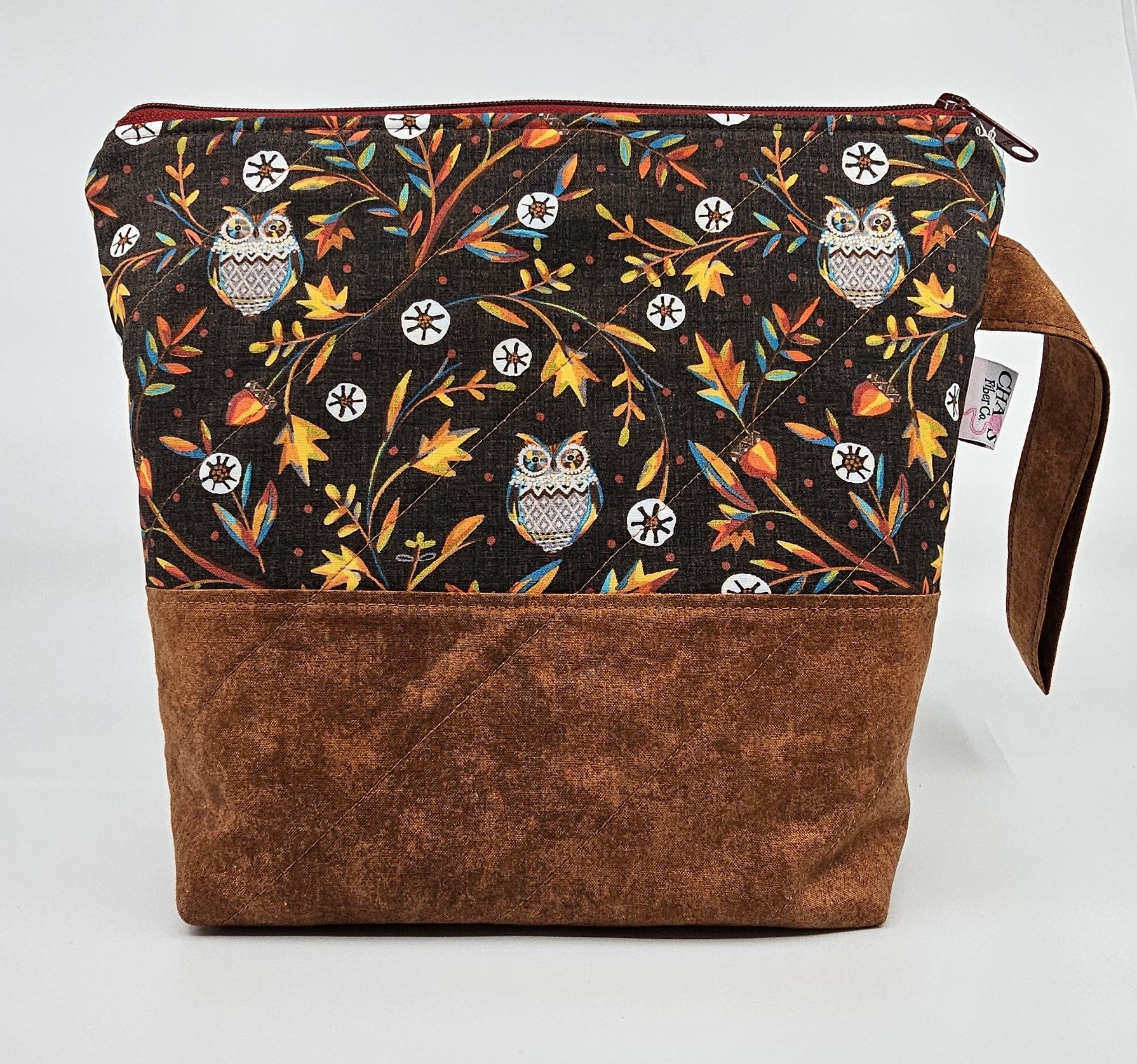 Owls in the Leaves - Project Bag - Small