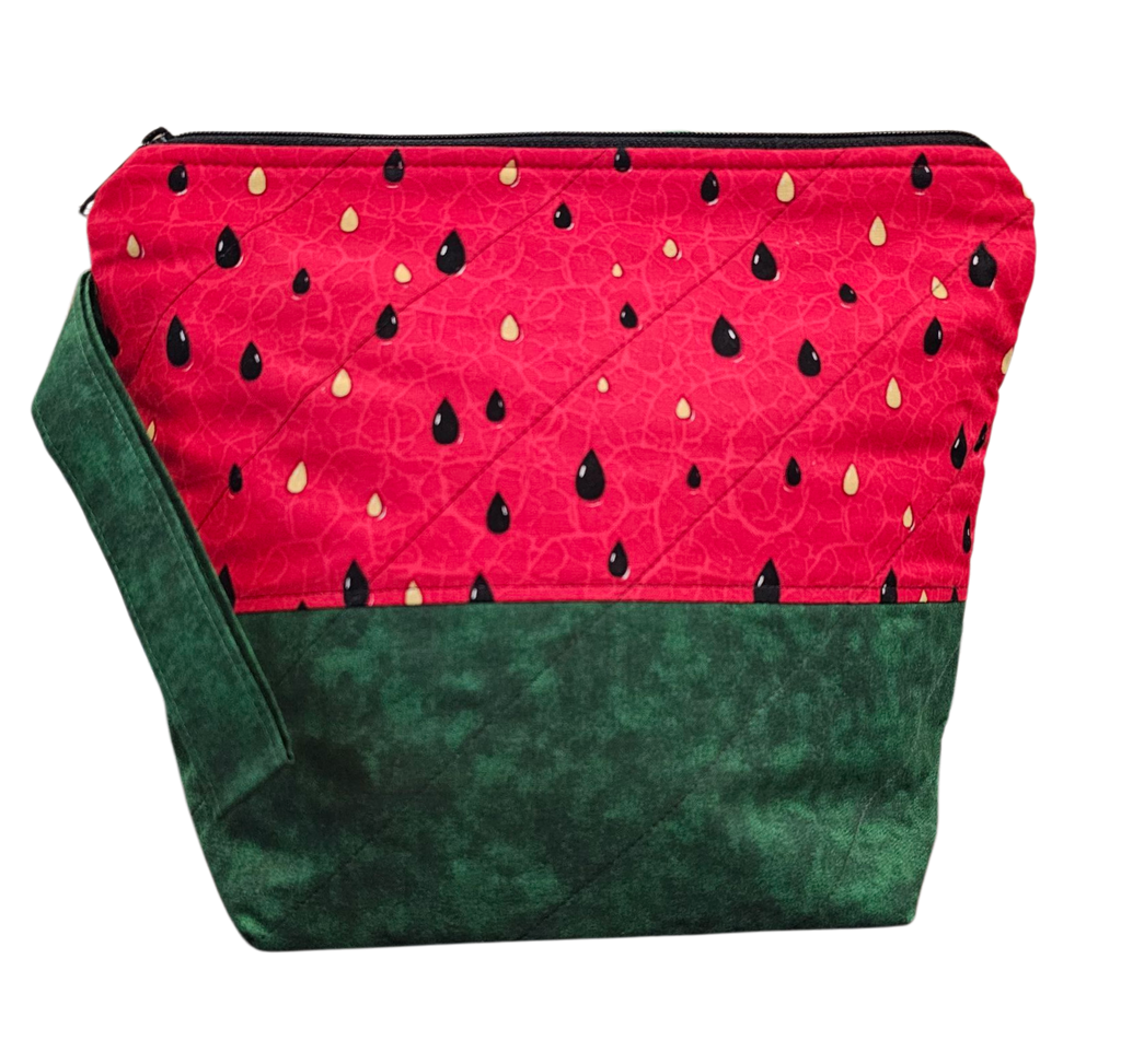 Watermelon Surprise - Project Bag - Small - CHAOS Fiber Co