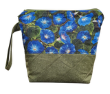 Morning Glory - Green - Project Bag - Small