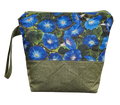 Morning Glory - Green - Project Bag - Small