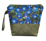 Morning Glory - Green - Project Bag - Small
