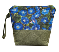 Morning Glory - Green - Project Bag - Small