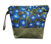 Morning Glory - Green - Project Bag - Medium