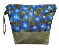 Morning Glory - Green - Project Bag - Medium