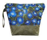 Morning Glory - Green - Project Bag - Medium