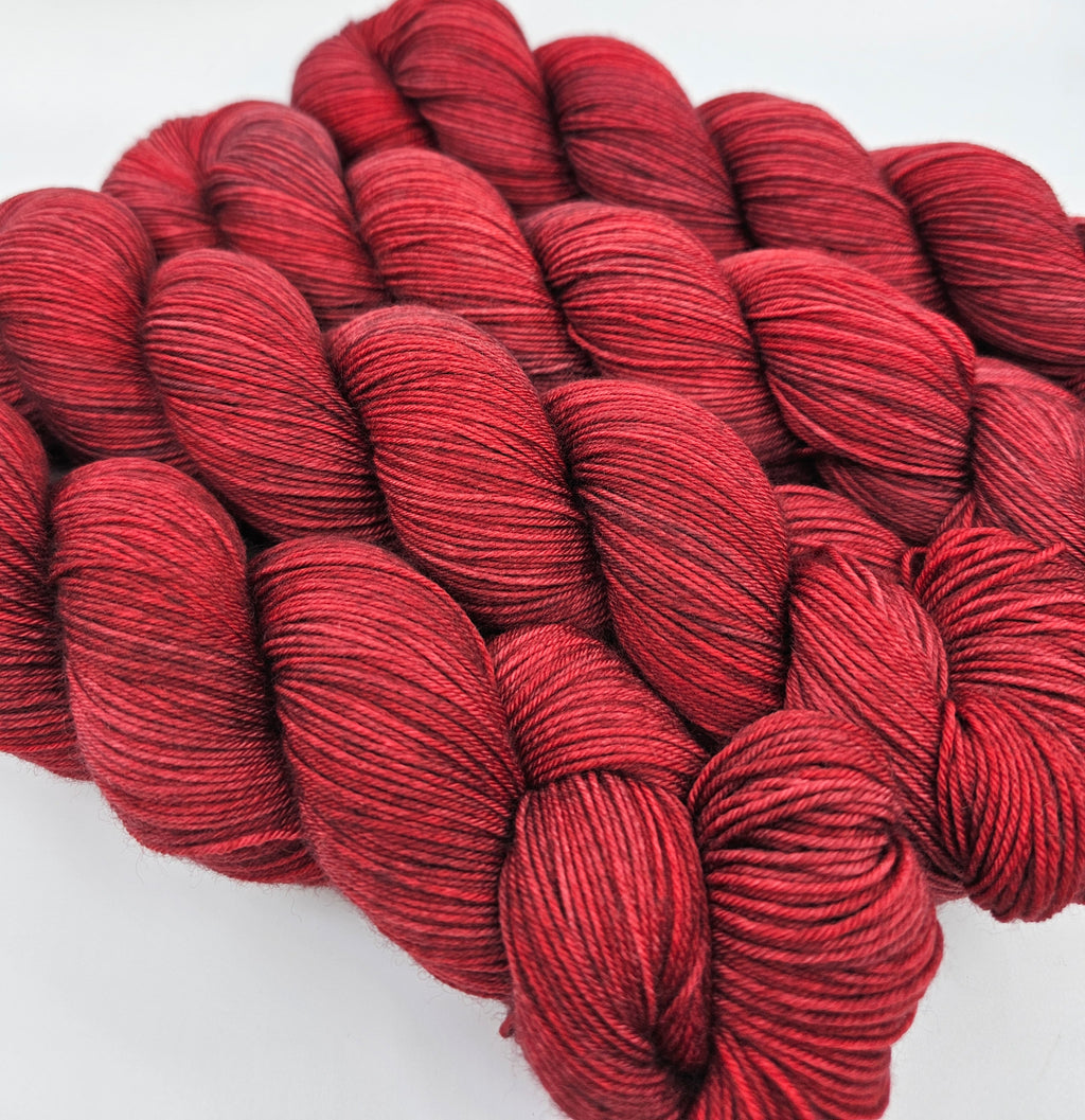Candied Apples - Tonal Deluxe Sock 100 - CHAOS Fiber Co