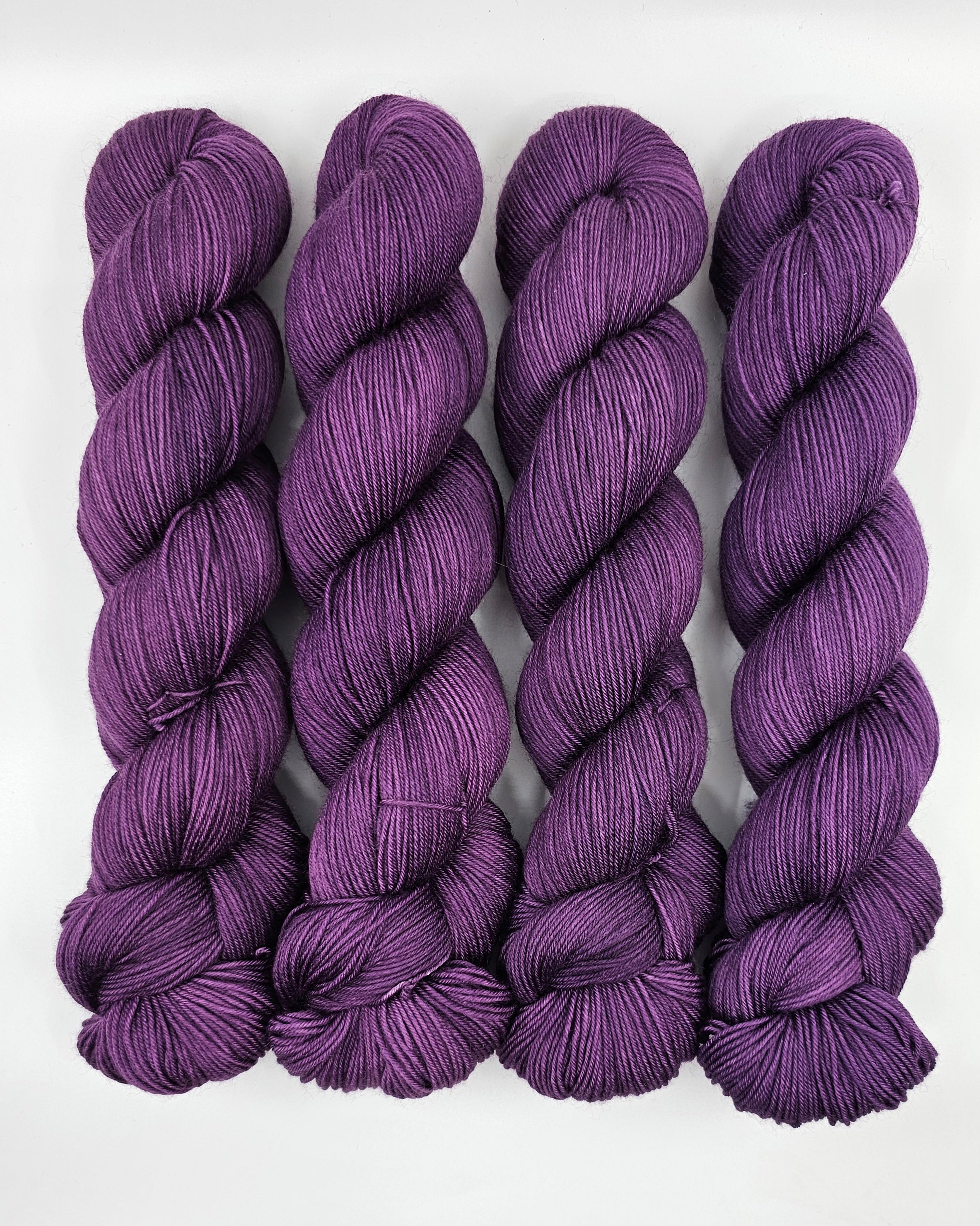 Amethyst - Tonal Deluxe Sock 100 - CHAOS Fiber Co
