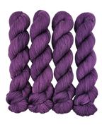 Amethyst - Tonal Deluxe Sock 100 - CHAOS Fiber Co