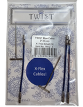 ChiaoGoo TWIST Blue X-Flex Cables - 2 Inch