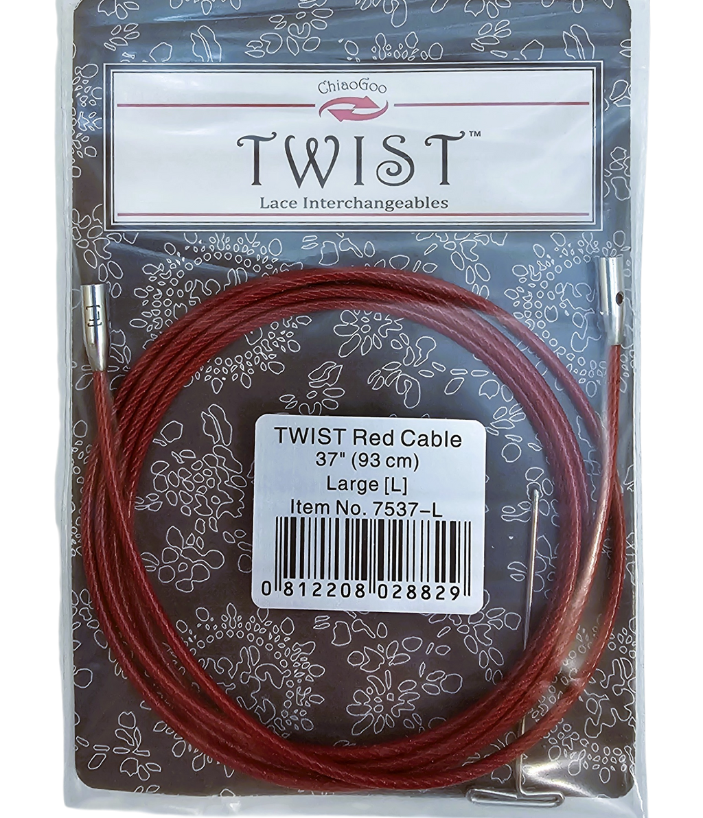 ChiaoGoo TWIST Red Cables - Large