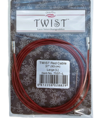 ChiaoGoo TWIST Red Cables - Large