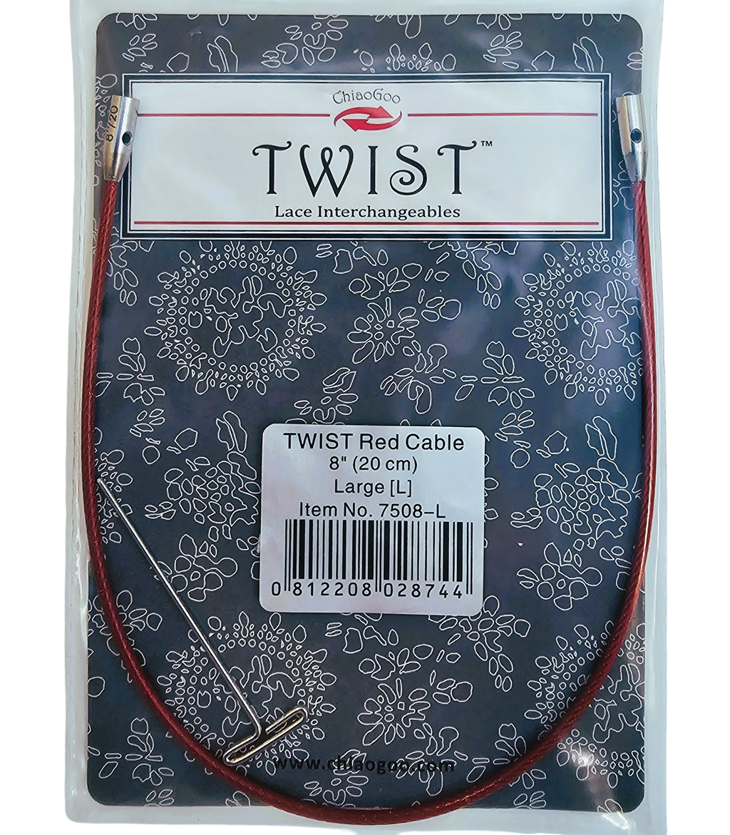 ChiaoGoo TWIST Red Cables - Large