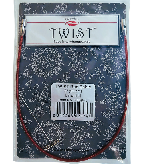 ChiaoGoo TWIST Red Cables - Large