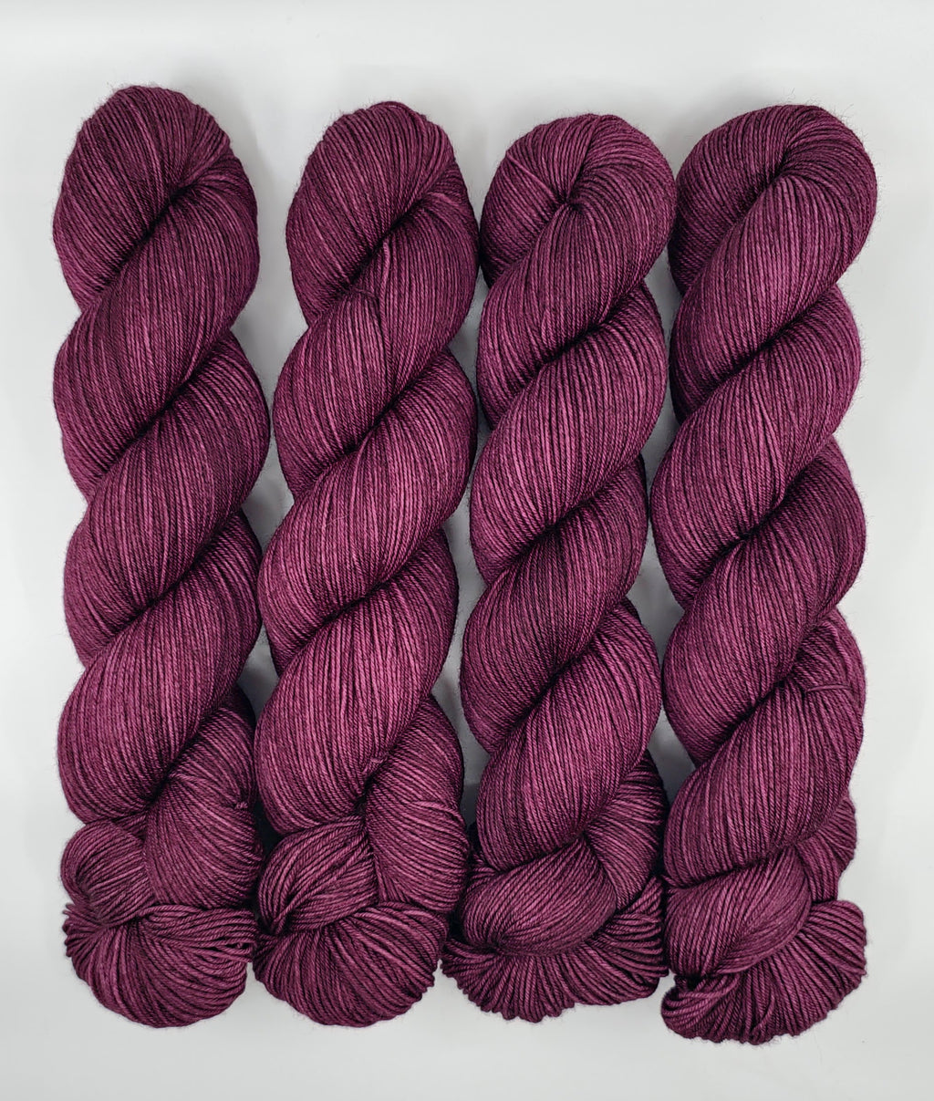 Burgundy - Tonal Deluxe Sock 100 - CHAOS Fiber Co