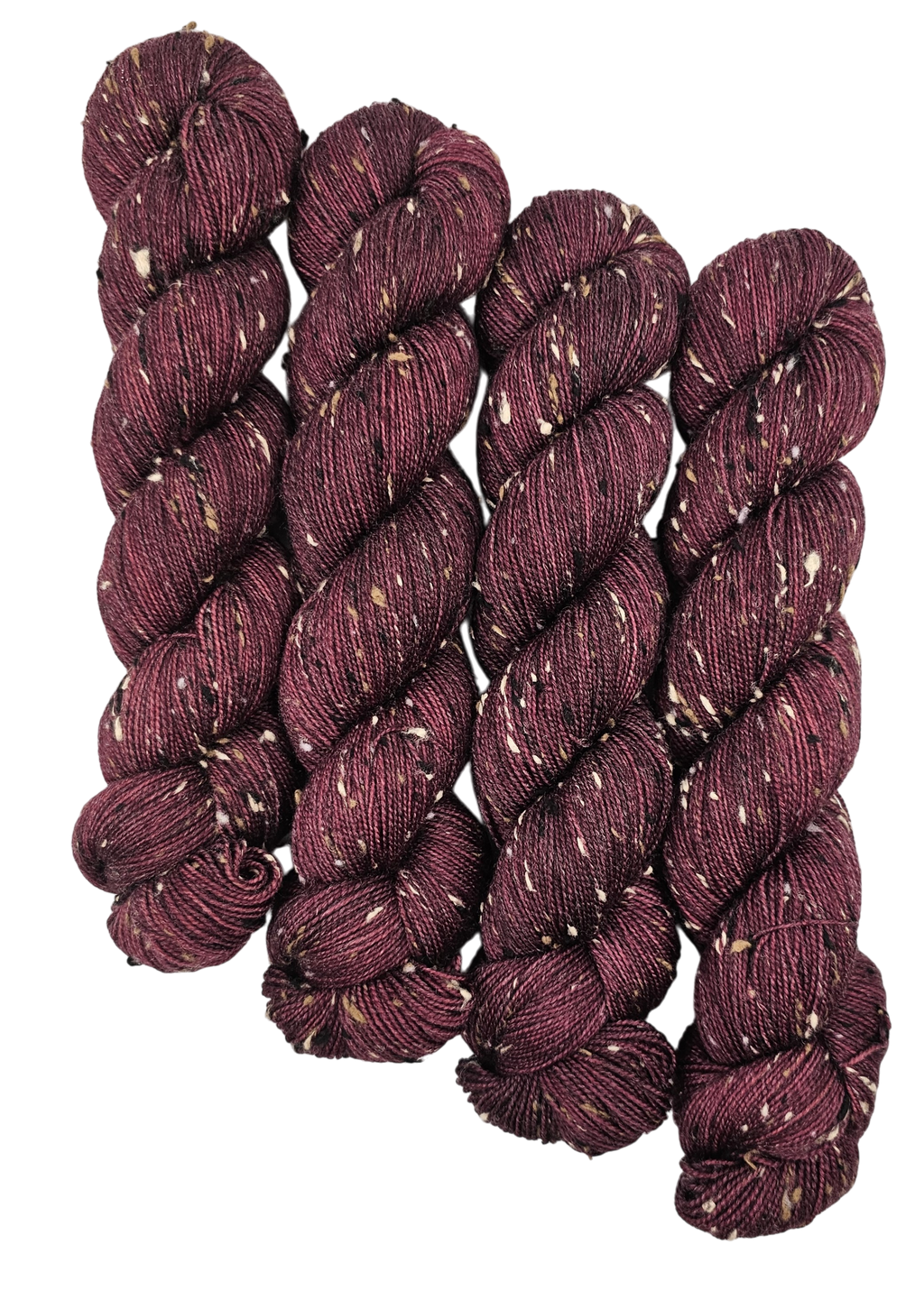 Burgundy - Tonal Freckles 100 - CHAOS Fiber Co