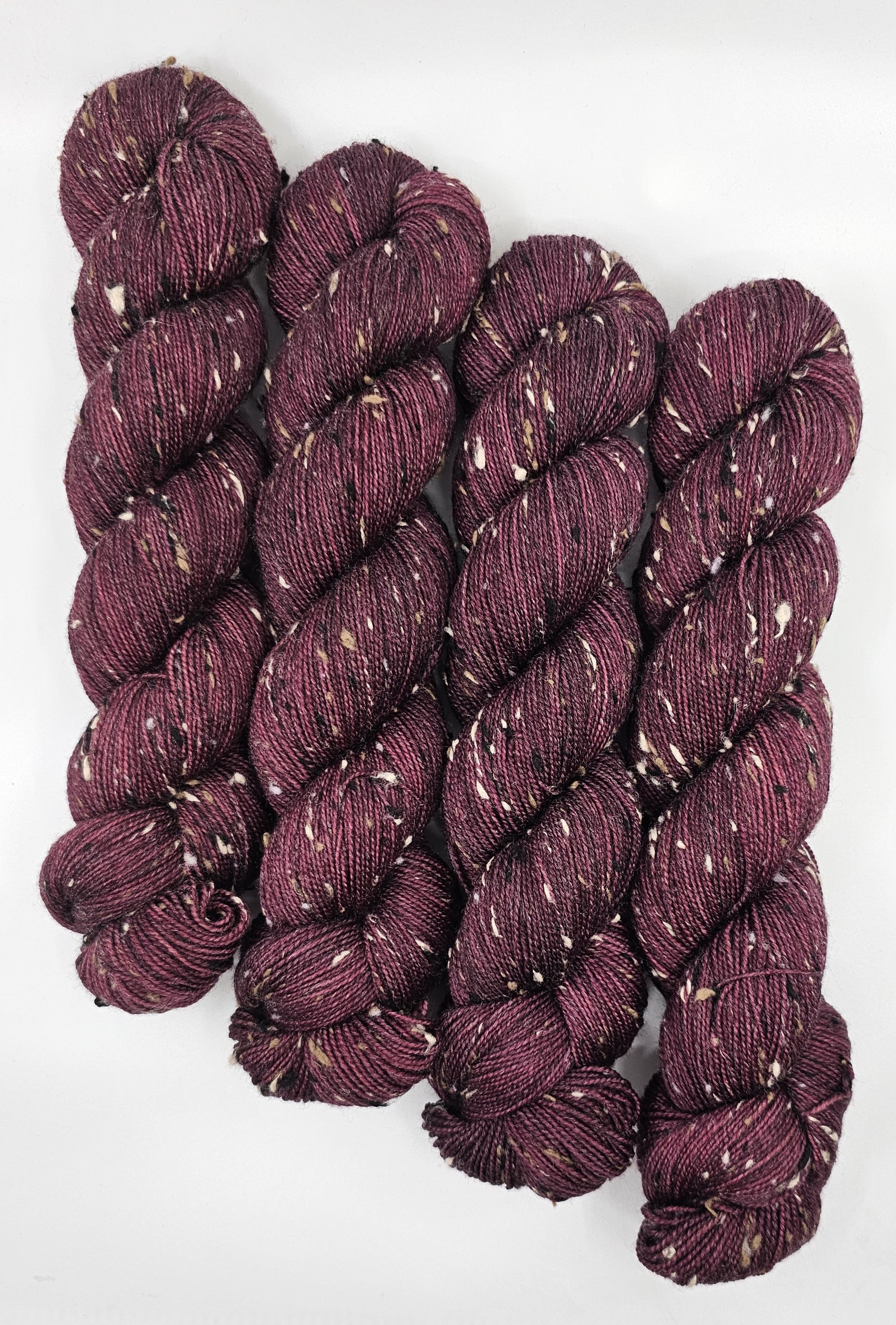 Burgundy - Tonal Freckles 100 - CHAOS Fiber Co