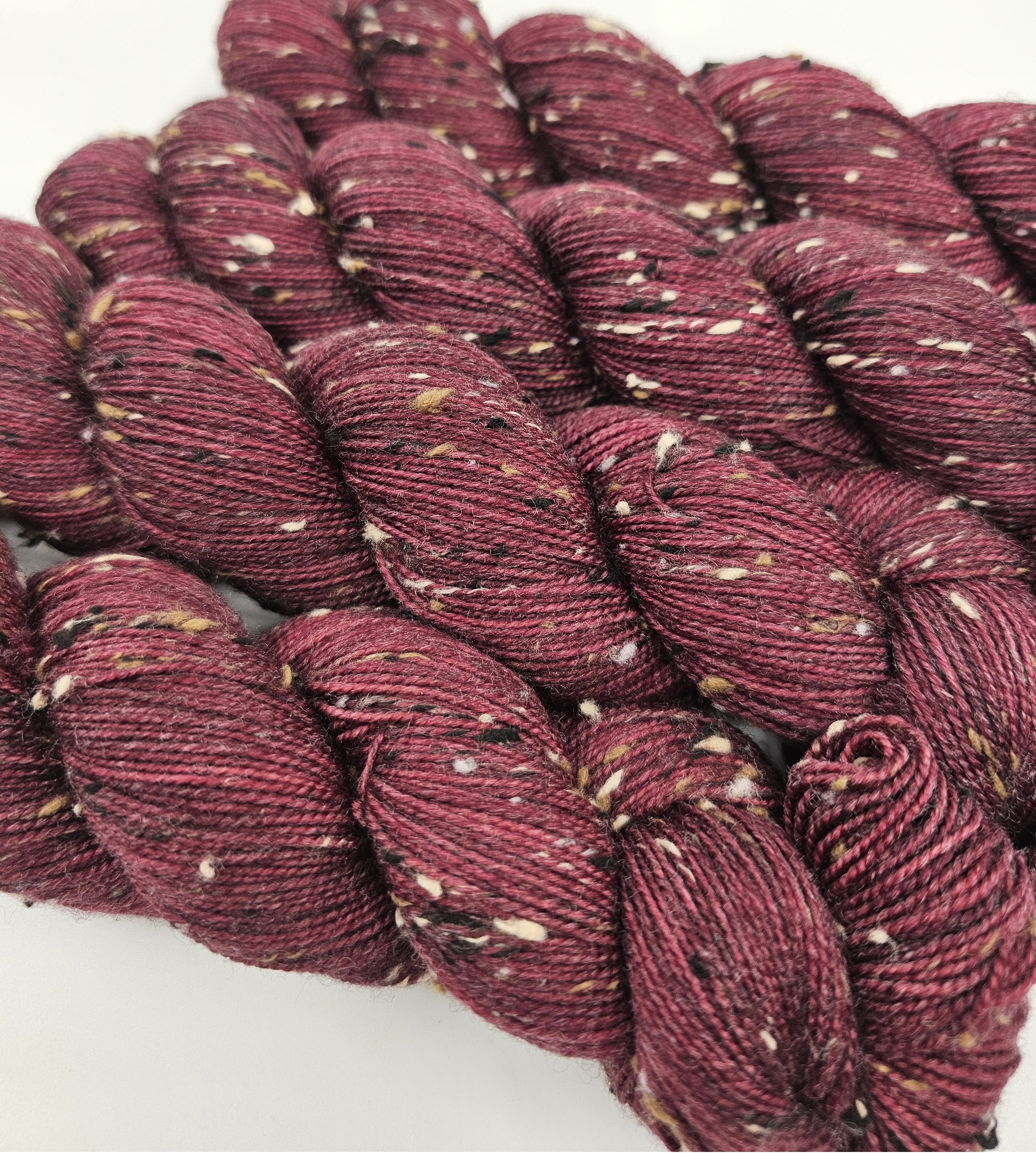 Burgundy - Tonal Freckles 100 - CHAOS Fiber Co