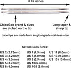 ChiaoGoo TWIST 4″ (10cm) Complete Set - CHAOS Fiber Co