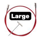 ChiaoGoo TWIST Red Cables - Large
