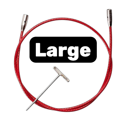 ChiaoGoo TWIST Red Cables - Large