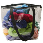 Clear Zippered Project Bag - Large