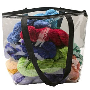 Clear Zippered Project Bag - Large