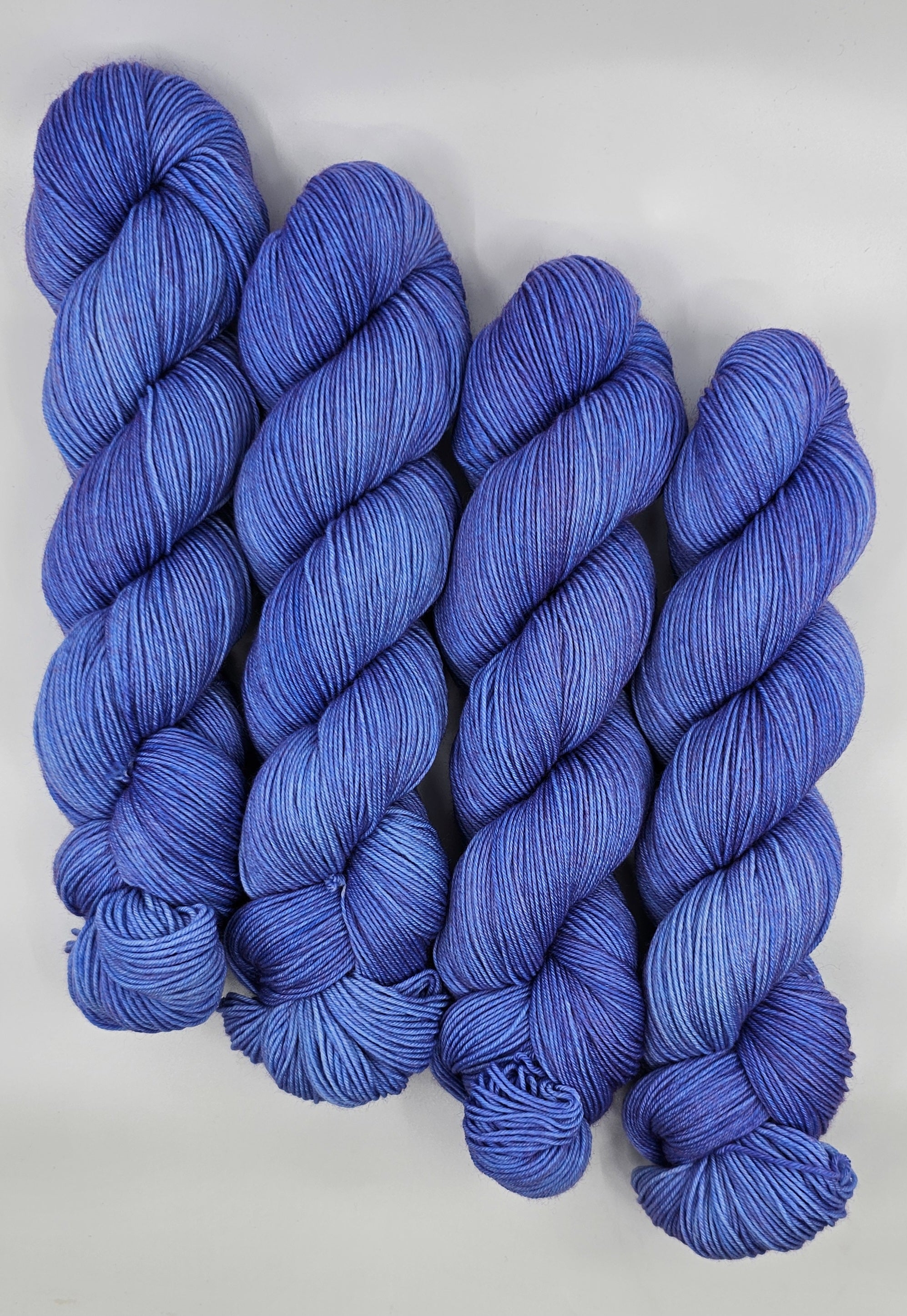 Electric Blue - Tonal Deluxe Sock 100 - CHAOS Fiber Co