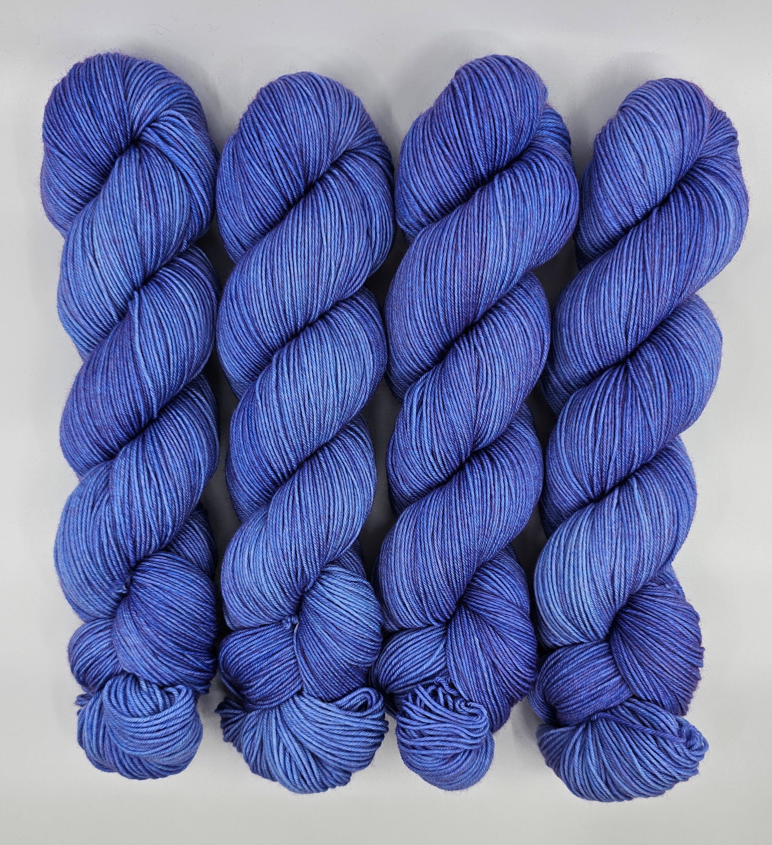 Electric Blue - Tonal Deluxe Sock 100 - CHAOS Fiber Co