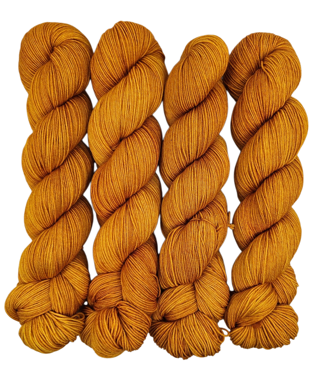 Golden - Tonal Deluxe Sock 100 - CHAOS Fiber Co