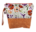 Hummingbirds & Poppies - Project Bag - Small - CHAOS Fiber Co