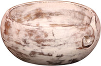 Yarn Bowl - IK Mango Wooden (7" x 7" x 3'')