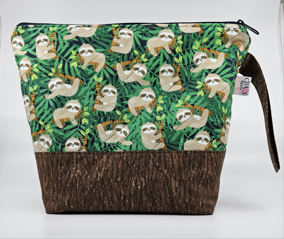 Sloths on Parade - Project Bag - Medium