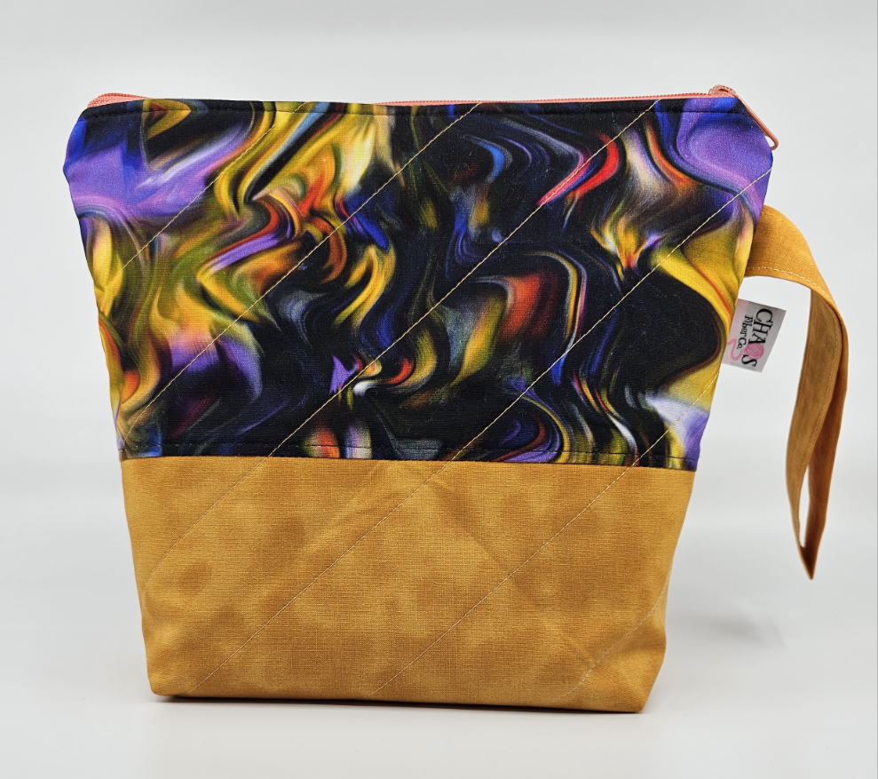 Oil Slick and Gold - Project Bag - Small