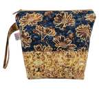 Sunflowers and Denim - Project Bag - Small