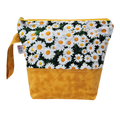 Happy Daisies - Project Bag - Small - CHAOS Fiber Co