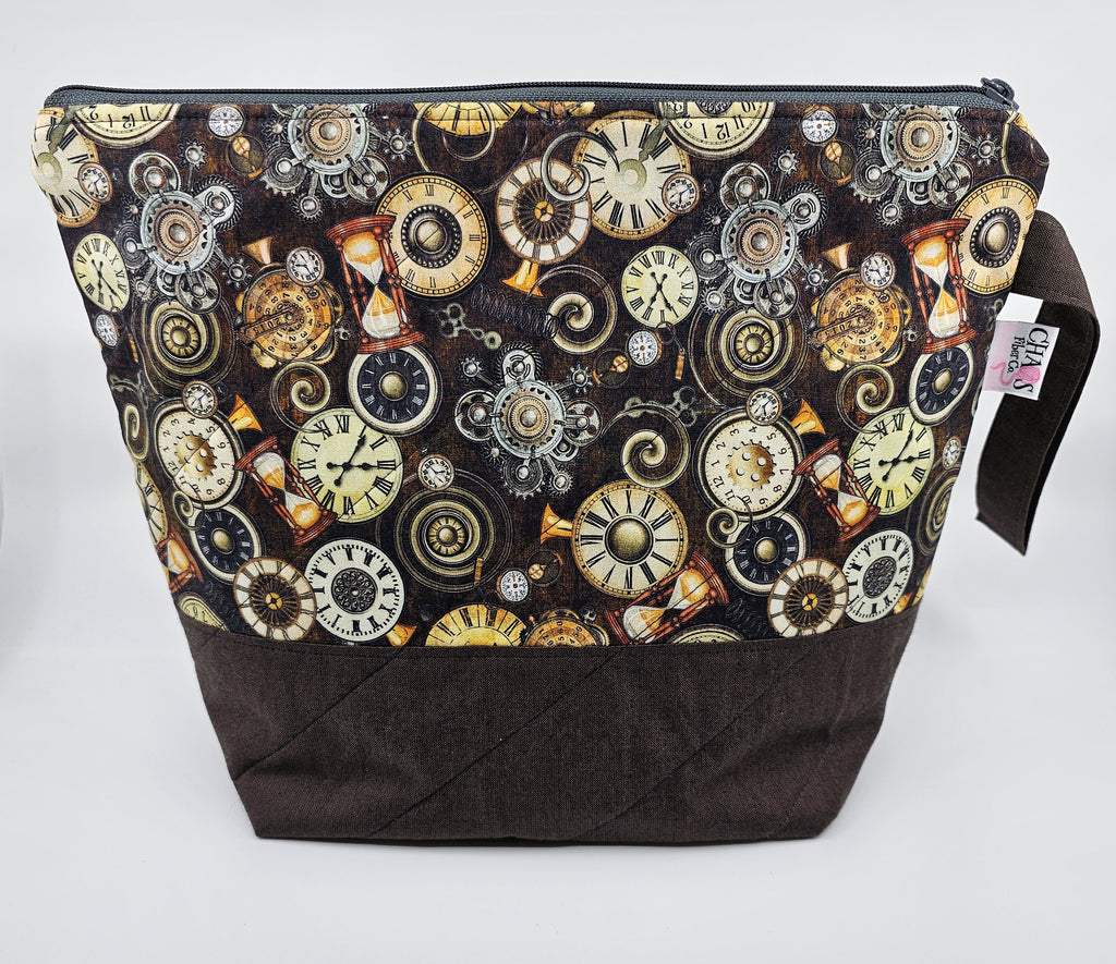 It's About Time - Project Bag - Medium - CHAOS Fiber Co
