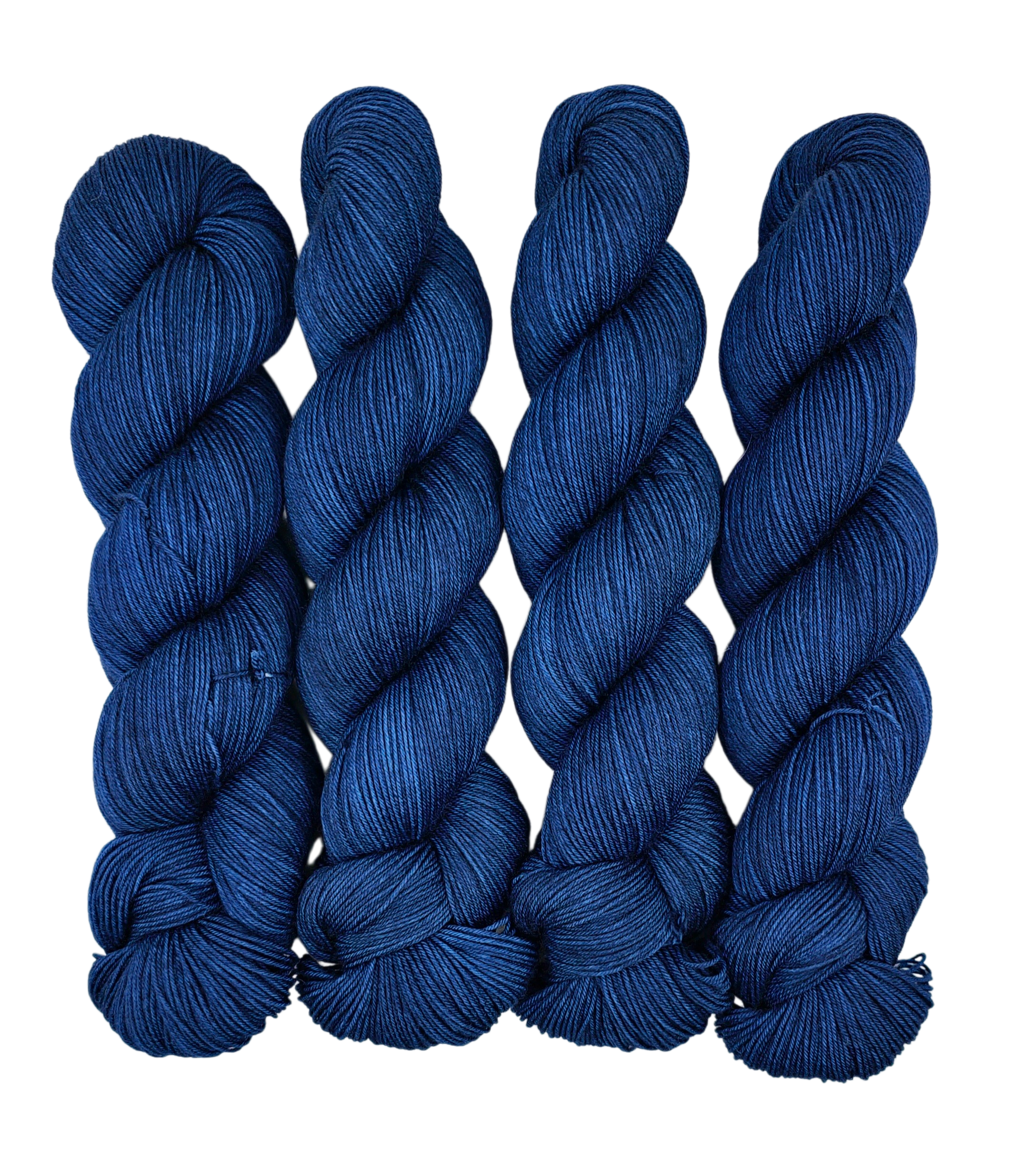 Midnight Blue - Tonal Deluxe Sock 100 – CHAOS Fiber Co