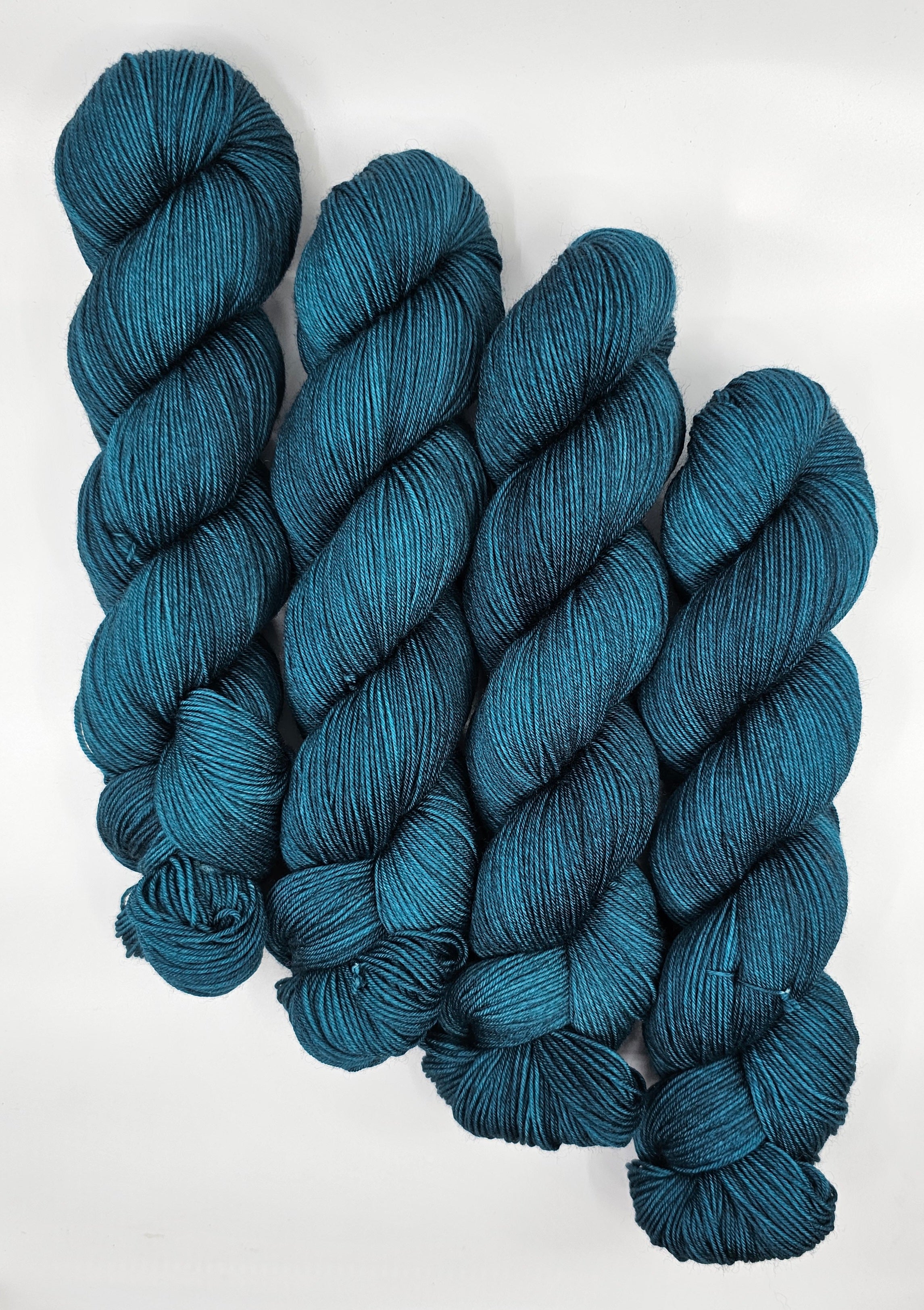 Midnight Green - Tonal Deluxe Sock 100 - CHAOS Fiber Co