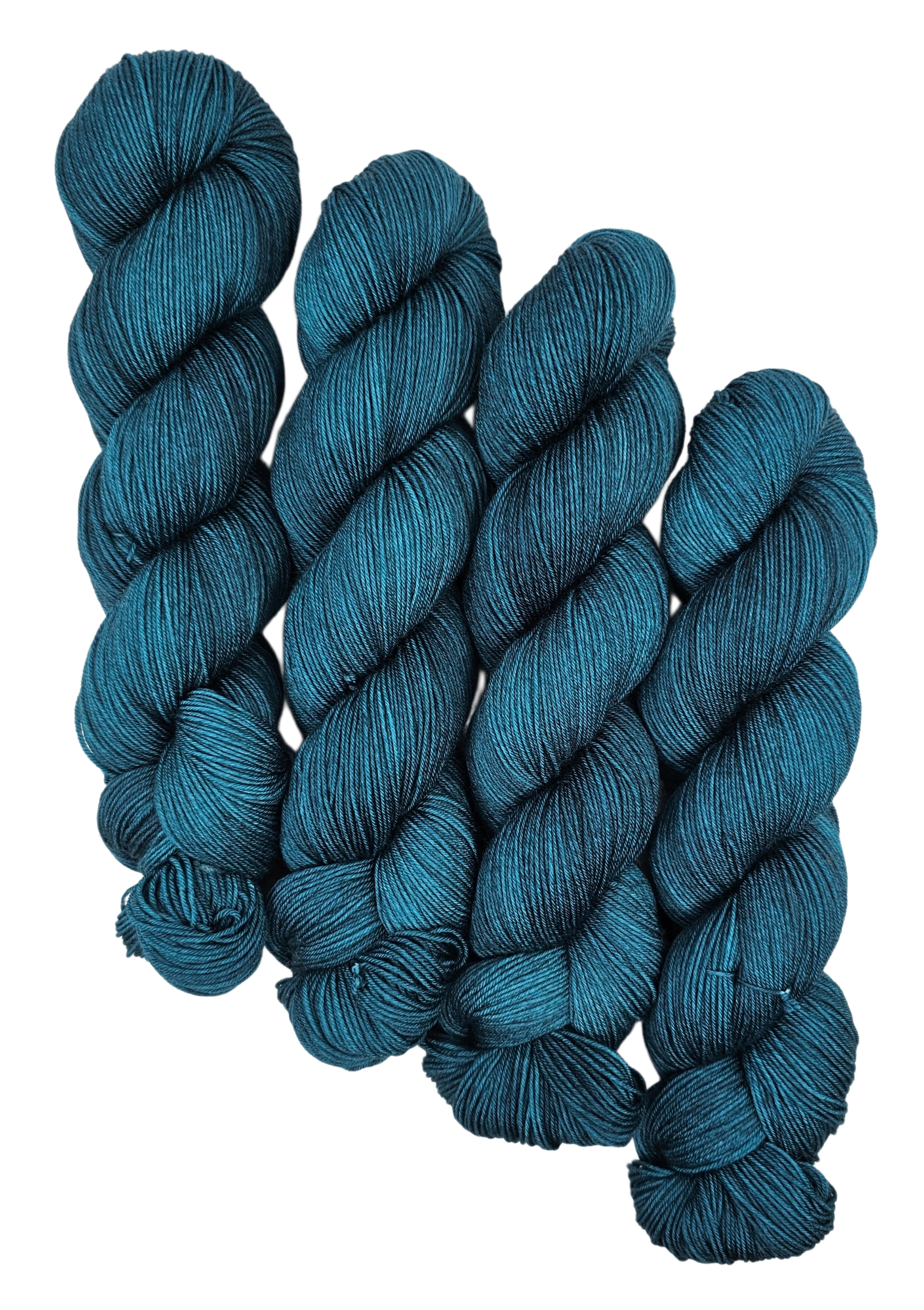 Midnight Green - Tonal Deluxe Sock 100 - CHAOS Fiber Co