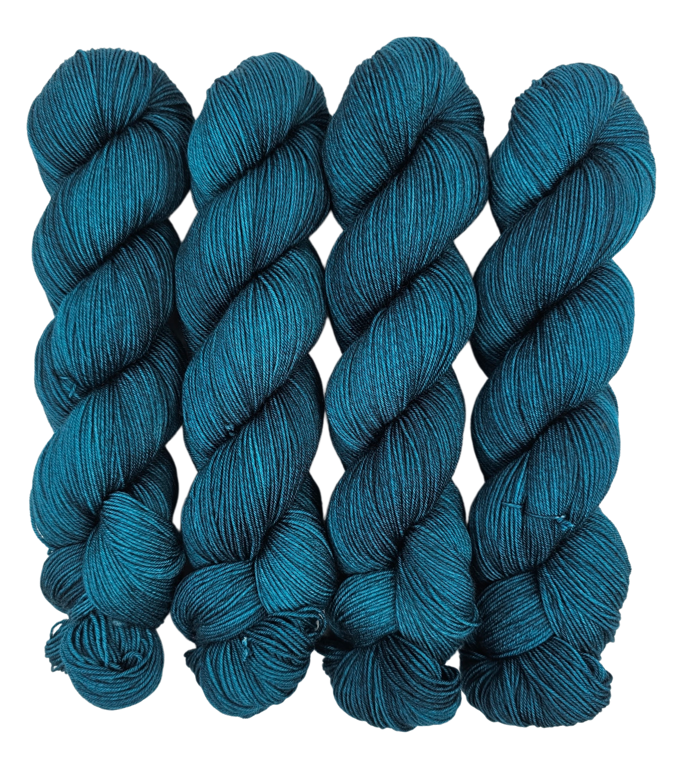 Midnight Green - Tonal Deluxe Sock 100 - CHAOS Fiber Co