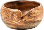 Yarn Bowl - Naaz Wood Arts (6" x 6" x 3")