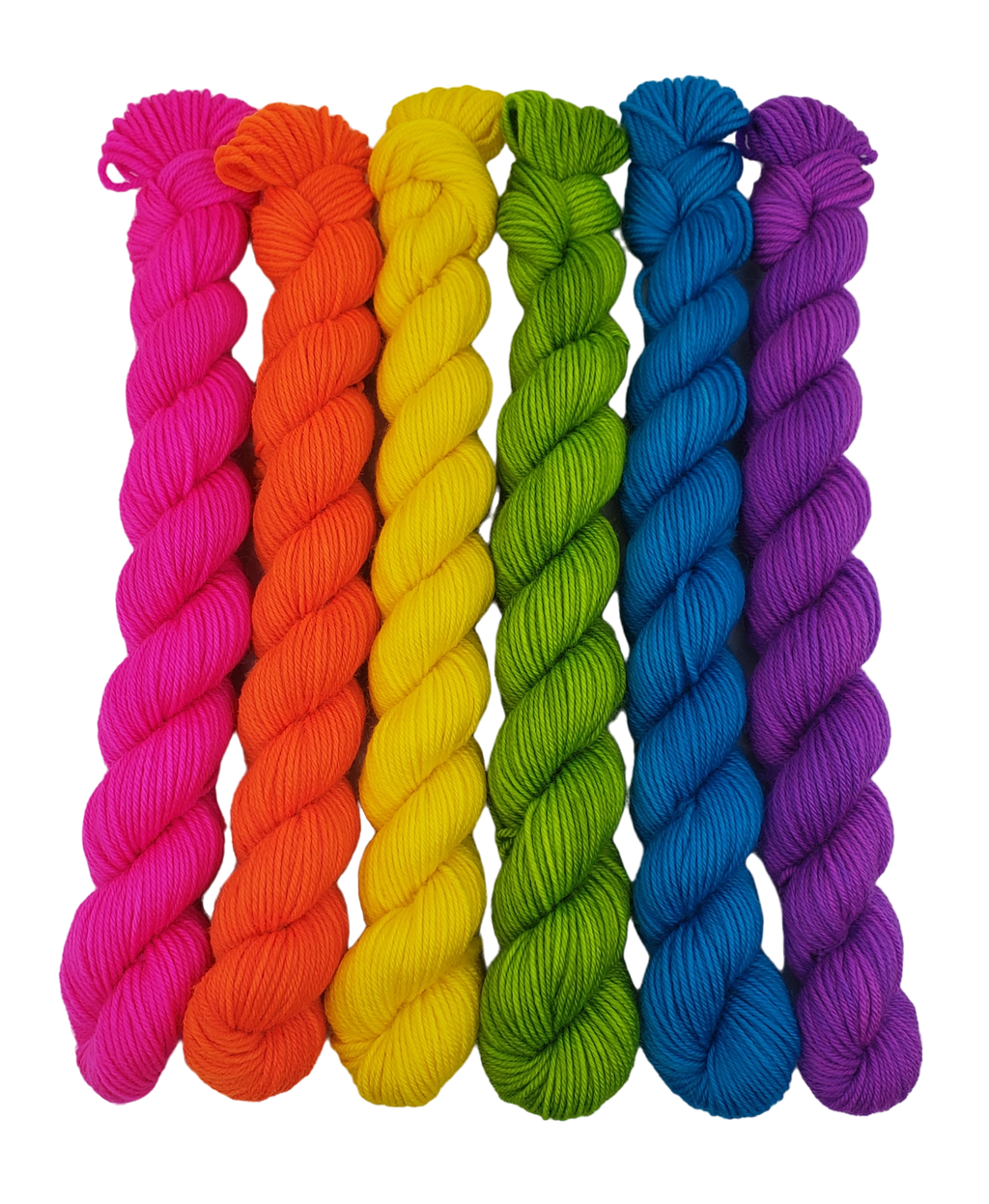 Neon Rainbow - Minis Set - CHAOS Fiber Co