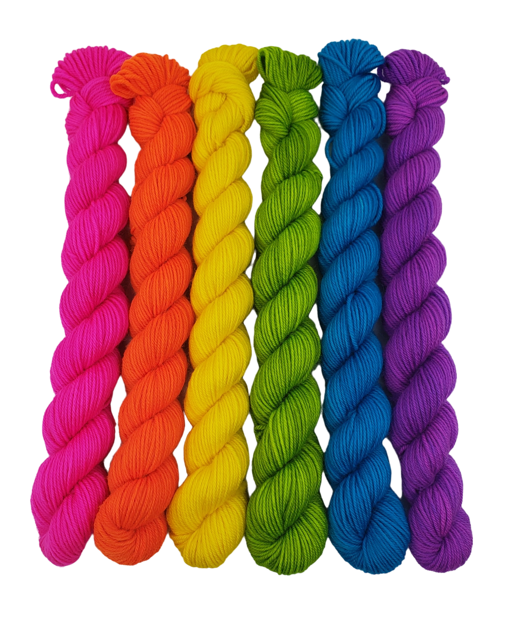 Neon Rainbow - Minis Set - CHAOS Fiber Co